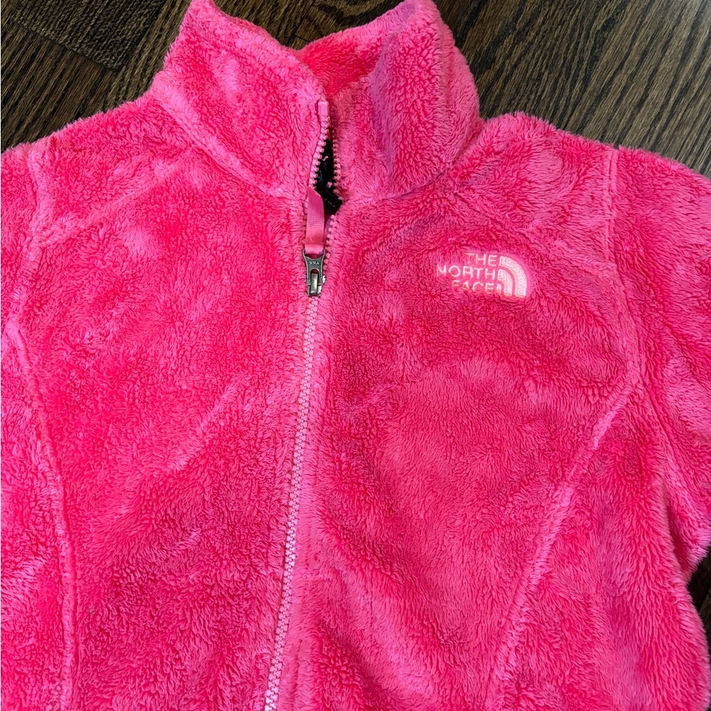 The North Face Vibrant Pink Fleece Jacket